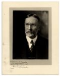 Supreme Court Justice George Sutherland Signed Photo & Signed Letter -- ''...if I were your father I should be very proud...I am...sending you a photograph taken...before I went on the bench...''