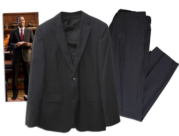 Chris Rock Screen-Worn Hugo Boss Pants & Jacket From His 2010 Comedy Film ''Death at a Funeral''