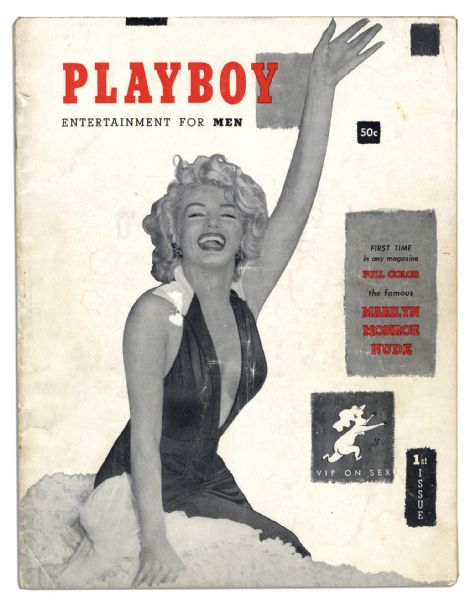 First Issue of ''Playboy'' Magazine Featuring Marilyn Monroe as Centerfold 