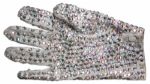 Michael Jackson Personally Owned Trademark White Sequined Glove -- Gifted to the Artist He Commissioned for Neverland, Circa 1984