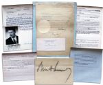 John F. Kennedy International Extradition Document Signed as President During The Last Year of His Life -- Scarce -- With PSA/DNA COA