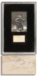 Pablo Casals Autograph Manuscript Quotation Signed