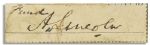 Abraham Lincolns Signature