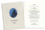 JFK Assassination Day Texas Welcome Dinner Program 