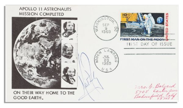 Neil Armstrong Signed Moon Landing Cover