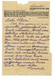 Concentration Camp Victim at Ravensbrueck Writes to His Parents -- ...How are you? Same old, same old here and everything in order. I wish Merry Christmas and send you kisses and greet you...