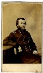 CDV of Ulysses S. Grant in Civil War Uniform -- With Anthony Backmark