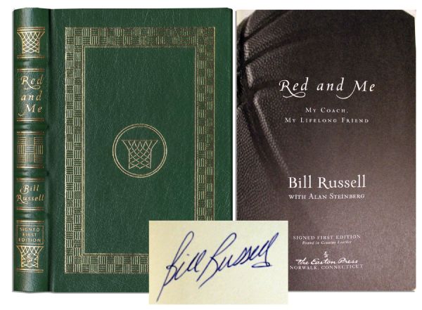 Bill Russell Signed ''Red and Me'' -- Russell's Story of His Friendship with Legendary Coach Red Auerbach
