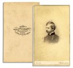 Union General Nathaniel Banks CDV -- Mathew Brady Backstamp