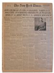 The New York Times From 2 May 1945 -- Hitler Dead in Chancellery, Nazis Say... -- ...Britain to Insist Germans Show Hitlers Body...