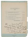 FDR Autograph Note Signed -- Roosevelt Approves the 1930 Budget for His Beloved Warm Springs Polio Foundation