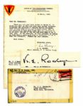 Iwo Jima General Keller E. Rockey Typed Letter Signed -- March 1945, Just Days After the Battle! -- ...we will probably be moving so fast...