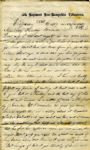 Civil War Captain Joseph Prime Autograph Letter Signed 1862 -- 13th New Hampshire Regiment Letterhead