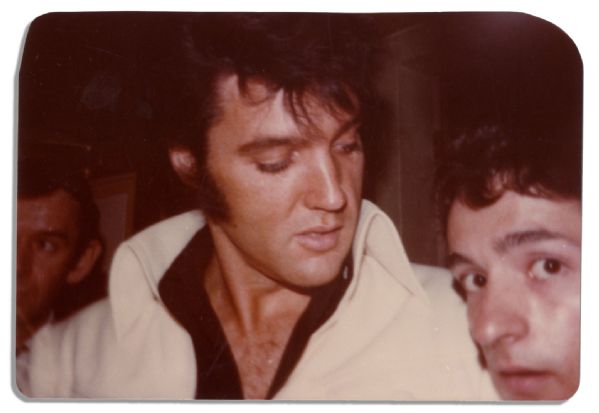 Elvis Presley Candid Photo Circa 1970's