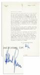 Albert Speer Letter Signed Mentioning Hitler -- ...Napoleon is positively fundamentally different from Hitler... & ...the awful circumstances that were found in Hitlers authoritarian...