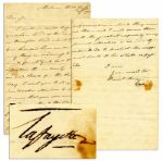 Correctly Ascertaining that the British Are Sailing to Yorktown Just Three Months Before the Surrender There, Lafayette Writes General Weedon Asking for More Intelligence on Future Moves