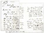 Charles Sumner 1863 Autograph Letter Signed as Senator -- Regarding Slavery & a Detailed Critique of the Confiscation Act -- ...No expression of harshness to the slavemongers...