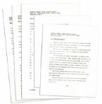 JFK Press Documents Promoting his Texas Welcome Dinner -- Scheduled the Night of his Assassination