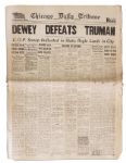 The Most Famous Newspaper Mistake of All Time -- Dewey Defeats Truman