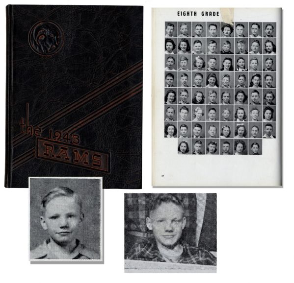 Neil Armstrong 8th Grade Yearbook