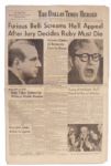 Dallas Newspaper Reporting on the Conviction of Jack Ruby in The Dallas Killing of Suspected JFK Assassin Lee Harvey Oswald