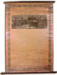 Scarce 1860 Print of The Declaration of Independence Published by Colton/Thayer -- One of Just a Handful Known to Exist