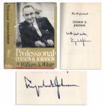 Lyndon B. Johnson Signed First Edition of The Professional With Dustjacket