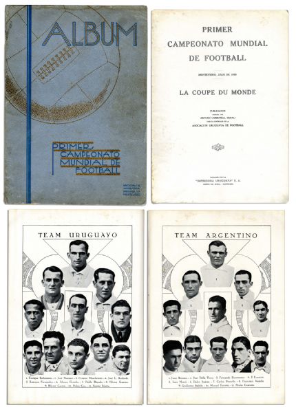 Official Program From The Very First Soccer World Cup in 1930