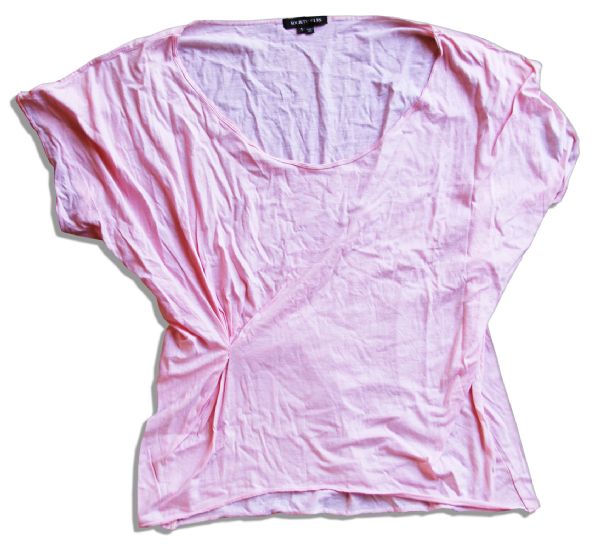 Miley Cyrus Personally Owned Pink Shirt