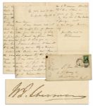 William Sherman Autograph Letter Signed -- ...You, Getty and I are destined to be the survivors of our class...