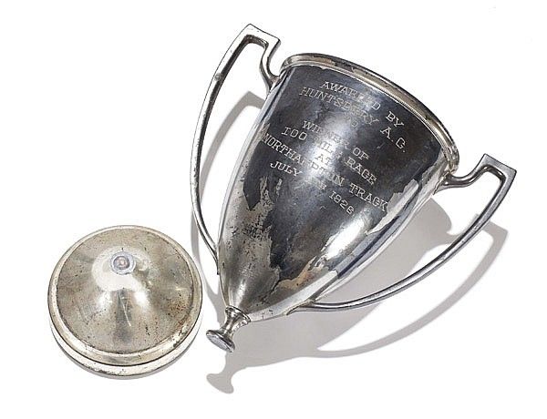 Wilbur Shaw Trophy Awarded to The Winner of The 100 Mile Race at Northampton Track in 1926