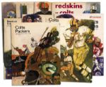 Collection of 10 Vintage Baltimore Colts Programs From the 1967 Season