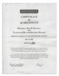Jackie Kennedy Linen Bermuda Shorts -- With Provenance From the Kennedys Personal Secretary