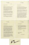 Dwight D. Eisenhower 1953 Typed Letter Signed as President Regarding Their Father -- ...he was, of course, the czar...Dad believed more, I think, in sheer training and discipline...
