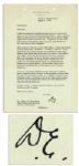 Dwight D. Eisenhower Typed Letter Signed as President -- To His Brother, Edgar -- ...With regard to federal versus state rights, I shall pass along to Dick Nixon your comments...