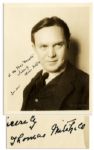 Thomas Mitchell Signed 8 x 10 Photo -- Scarce Signed Photo by First Actor to Win an Oscar, Emmy & Tony Award