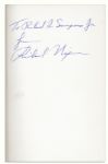 Richard Nixon Signed Copy of His Book ''Six Crises''