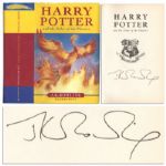 J.K. Rowling Signed First Edition of Harry Potter And The Order of The Phoenix
