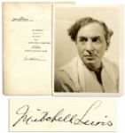 Wizard of Oz Mitchell Lewis Signed 8 x 10 Photo