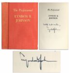 Lyndon B. Johnson Uninscribed Signed First Edition of The Professional