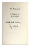Lyndon B. Johnson Uninscribed Signed First Edition of ''The Professional''