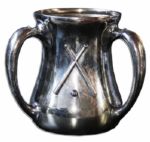 Jack Lapp Trophy From The Philadelphia Athletics' 1910 World Championship Win -- Incredibly Rare World Series Trophy Cup