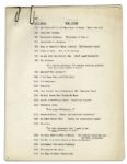 Original Script From the 1956 Adaptation of the Famous Comic Strip ''Li'l Abner'' -- Al Capp's Personal Copy