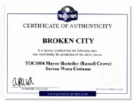Russell Crowe Screen-Worn Gym Ensemble From ''Broken City''
