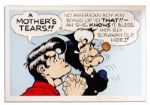 Al Capp Large & Colorful ''Li'l Abner'' Poster -- Featuring Li'l Abner & Mammy Yokum -- Signed ''Al Capp'' in Pencil And Numbered ''ea 13/20'' -- Measures 29.5'' x 20.5'' -- Near Fine