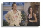 Jim Carrey Iconic Hawaiian Shirt Costume From Beloved 1994 Comedy ''Ace Ventura: Pet Detective'' -- The Shark Attack Scene