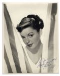 Large Judy Garland Photo Signed -- 11'' x 14''