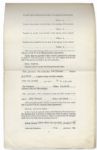 Famed 20th Century Novelis Richard Wright Production Contract -- For a Theater Production of ''Native Son''