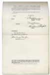 Famed 20th Century Novelis Richard Wright Production Contract -- For a Theater Production of ''Native Son''