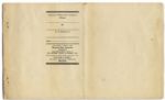 Famed 20th Century Novelis Richard Wright Production Contract -- For a Theater Production of ''Native Son''